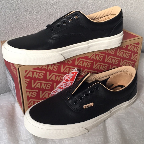 vans era lux leather